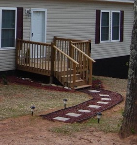 House Walkway Before Previous Front Walkway